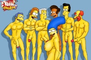 Ladies from Simpsons porn enjoy gangbanging together with boobilicious whore Peggy Hill