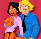 Hot scenes with boobilicious toon vixens including a spanking Family Guy