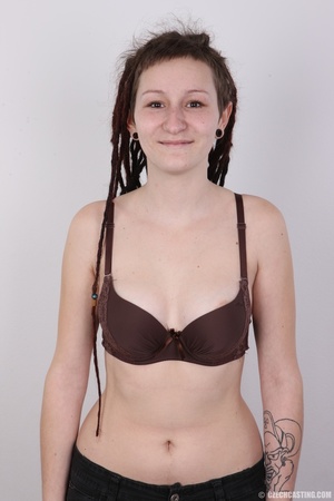 Slim inviting chick with dreadlocks reve - Picture 6