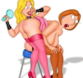 Luscious Lois Griffin from porn Family Guy loves being spanked by nasty