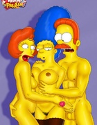 Lustful Marge Simpson and Merida from porn Brave love proper drilling