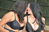 dirty lesbian soutdoor show