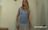 horny blonde short skirt