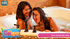 two brunette teen girls