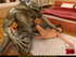 Big 3D pangolin rushes in the party and fucks hard ponytailed cutie in