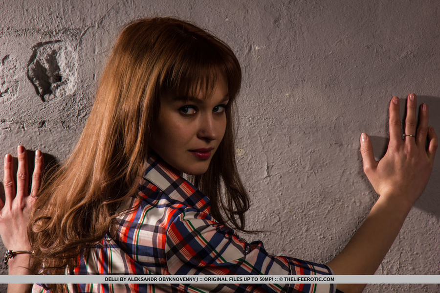 Babe with brown hair and a flannel shirt fi - XXX Dessert - Picture 2