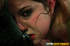 woman submission role hooded