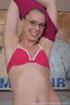 tattooed young woman gets