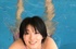 Bodacious Japanese babe in pink glitter bikini in the pool