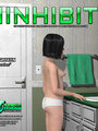 Teen brunette undresses at the doctor's - Picture 5