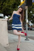 lovely brunette coed red