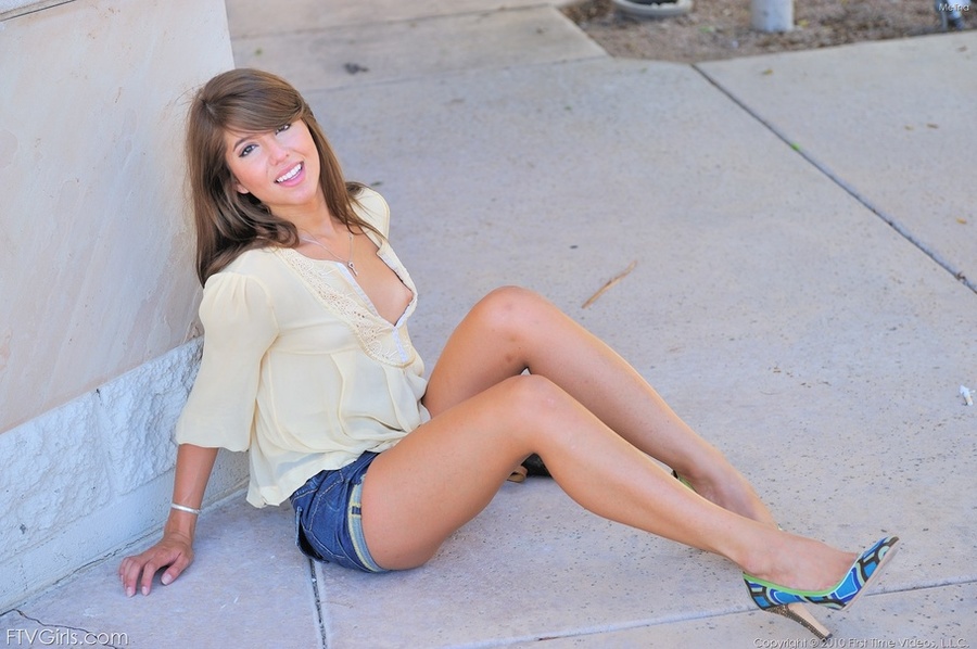 Teen Melina stockings and lingerie - XXX Dessert - Picture 9