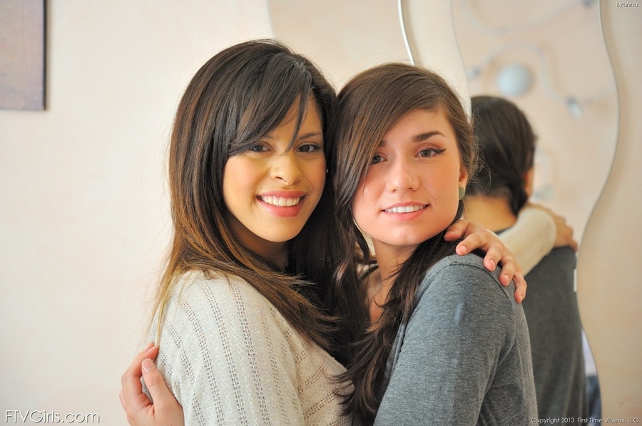 21 yo Lyanna hard breast massage - XXX Dessert - Picture 1