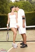 tennis chick white sports