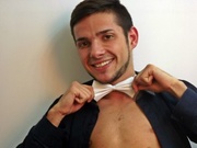 Brunette Young Man Tommysatisfactio Striptease.