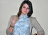 Brunette Teen Vikky95 Dancing.