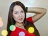 brunette teen like dancing