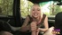 Inked doll spots a guy jerking off in a car and helps out.