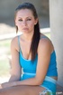 elegant bimbo blue tank