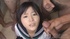 Shiela in a sailor uniform blows a line of men for many facials.
