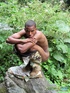 Military chap drops his camo threads and displays his naked body.