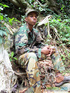 Civilian dick for a military man’s mouth in the woods.