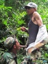 Guys in camo get some cock sucking going in the river.
