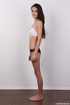slim brunette stunner with