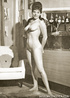 Wild busty hotties with shaved and bushy pussies naked on retro pics