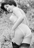 Slim and stacked retro damsels in sexy lingerie and naked