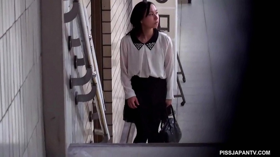 Hidden camera in toilet catches sweet babes dropping down to show ass to piss - XXXonXXX - Pic 1