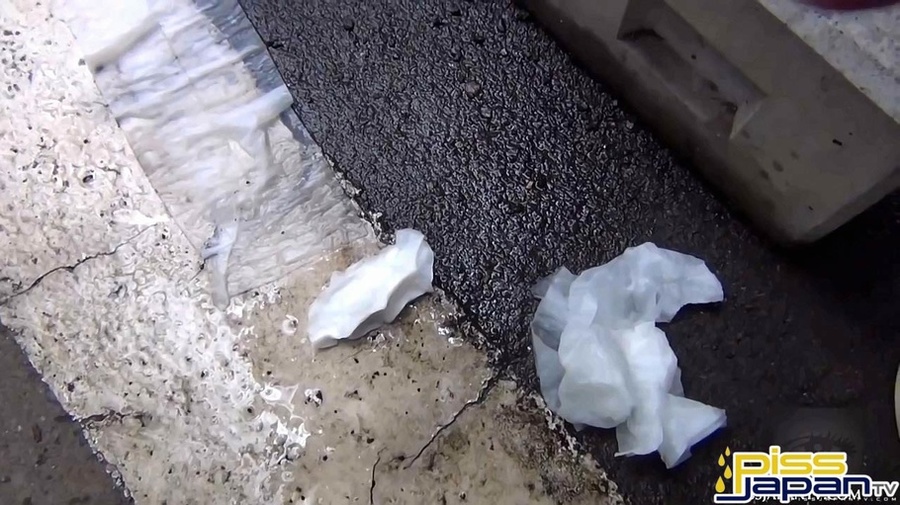 Pretty babe in sexy short black dress and cuties in hot short skirt piss outdoors - XXXonXXX - Pic 7