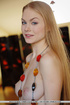 appealing blonde lass wearing