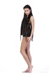 natural slim brunette with