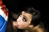 skinny inked brunette with