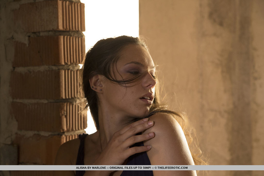 Shapely brunette drops sexy dress to model  - XXX Dessert - Picture 3