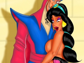Arabic porn slut Jasmine mounting on Jafar's donkey - Picture 3