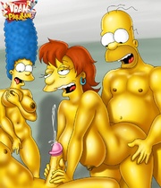 Awesome interracial fucking from porn Drawn Together and cool group fucking with Simpsons