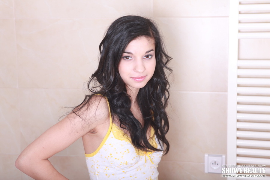 Diva in plaid panties gets naked and showers in the tub. - XXXonXXX - Pic 1