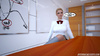 Two busty blonde office sluts seduced black guys to interracial fucking
