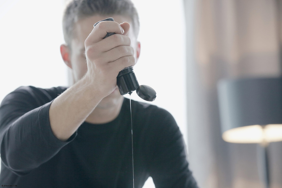 Slim blonde teeny in a black body and long  - XXX Dessert - Picture 7