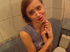 curvy blonde teen with