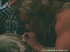 Slutty hot chick takes cock out to suck then gets fucked on couch and