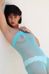 topless brunette with pierced