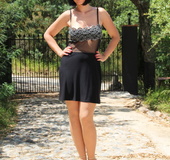 Slut self-pleasures under stockings after she takes off her sultry little