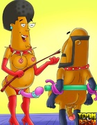 Cool cartoon episode form BDSM training sessions with Bromwell High characters