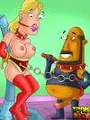 Cool cartoon episode form BDSM training sessions with Bromwell High characters