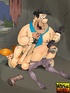 Flintstones heroes love arranging BDSM orgies in their cave