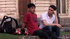 Young bucks passionately kissing on a couch leads to hot guy sucking his