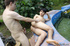 youngster spread cement ledge